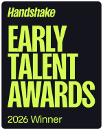 Handshake Early talent awards 2026 winner graphic