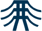 A blue icon of a utility pole