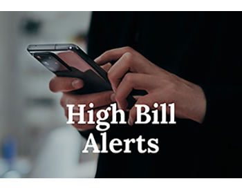 High Bill Alerts